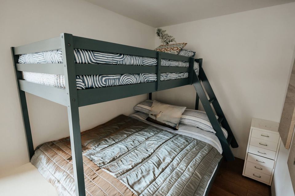 Bunk bed in the farmhouse