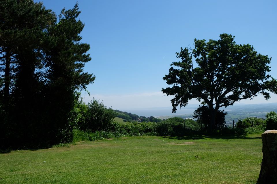 Grass pitches with a view