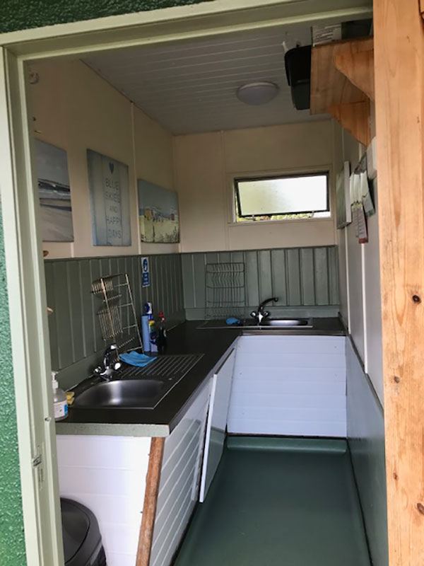 Washing-up area