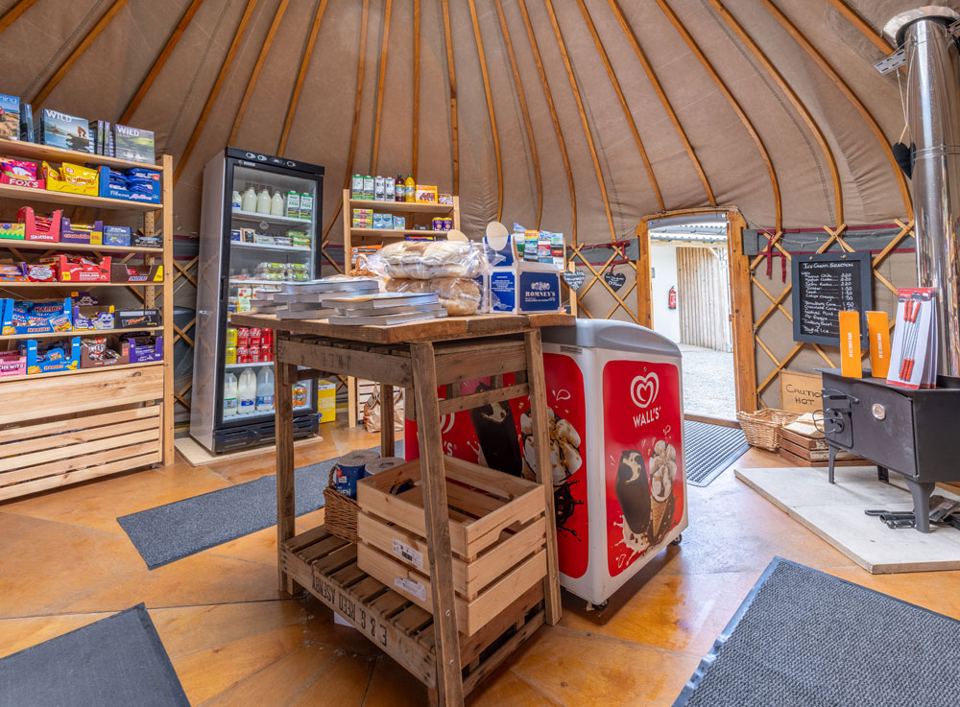 Inside the shop