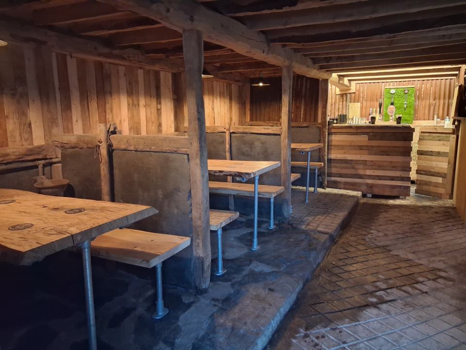 Inside the taproom