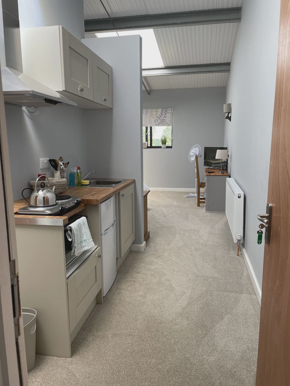 Kitchenette in a holiday let