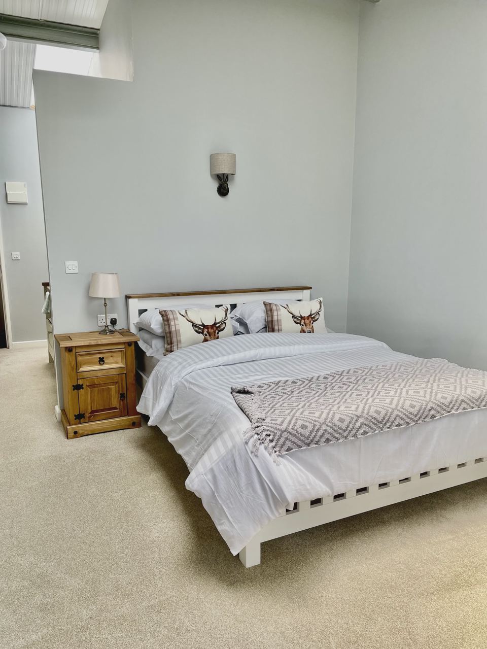 Double bedroom in a holiday let