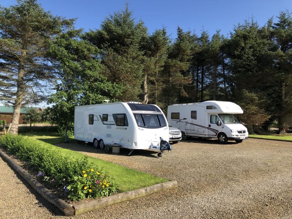 Hardstanding touring pitches