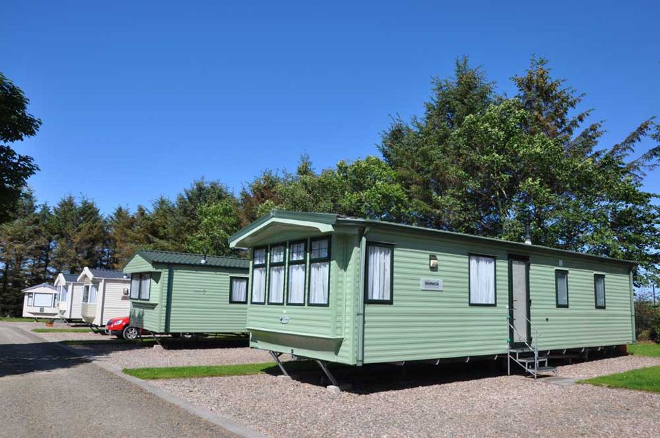 Green static holiday home