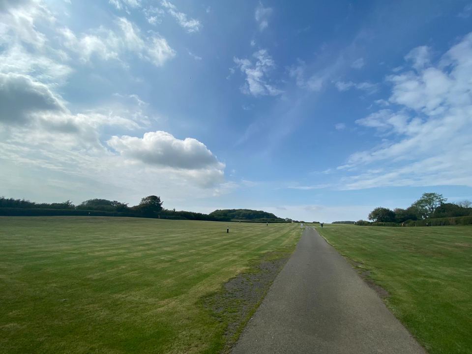 Track along the field edge