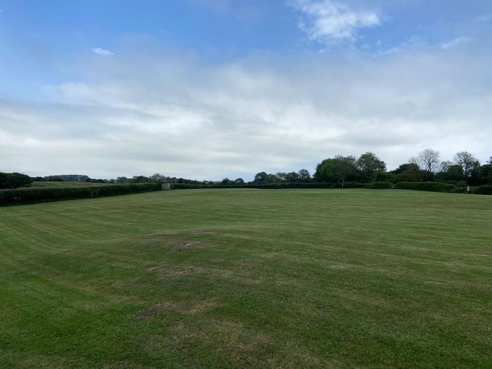 Open grass field