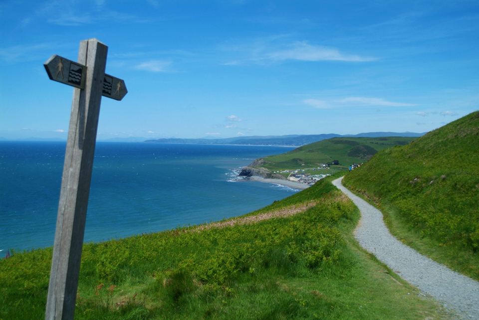 Coast path above the bay