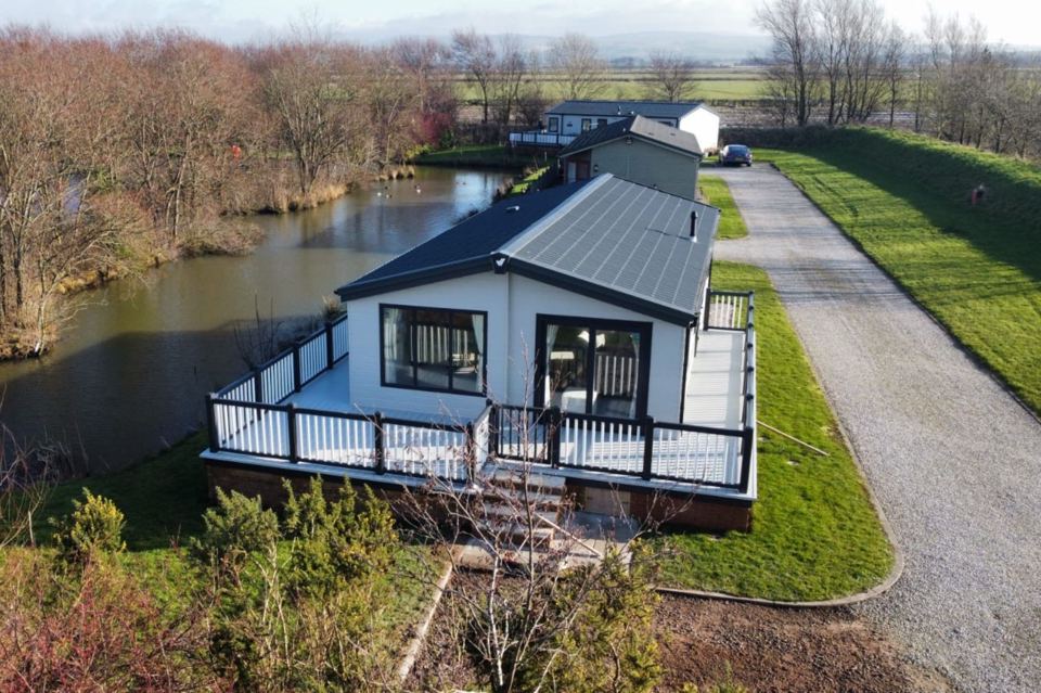Lodge beside the fishing lake