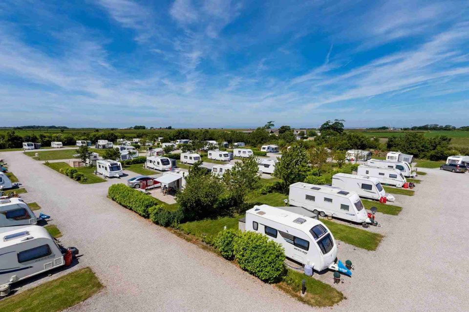 Touring pitches from above