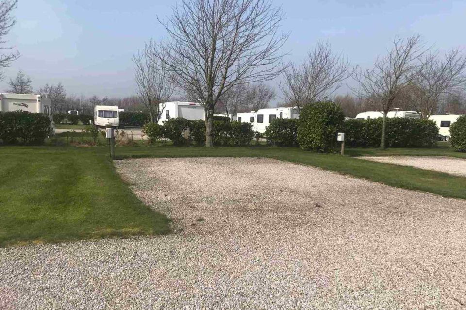 Empty gravel pitch