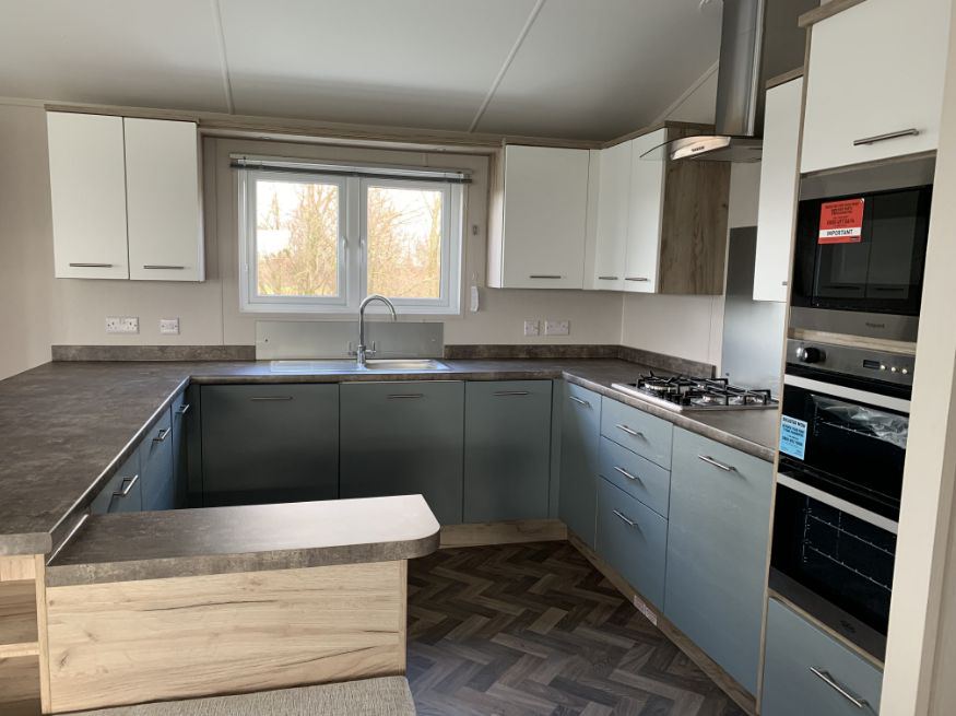 Fitted kitchen in a holiday home