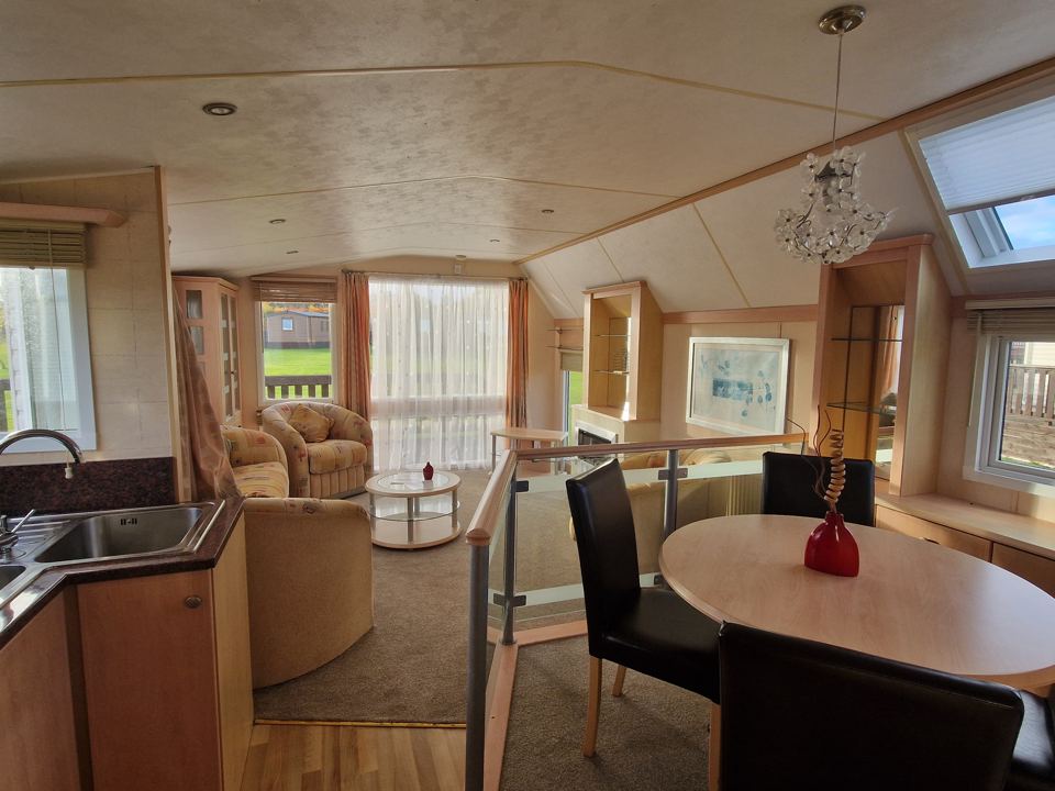 Open-plan lounge and dining