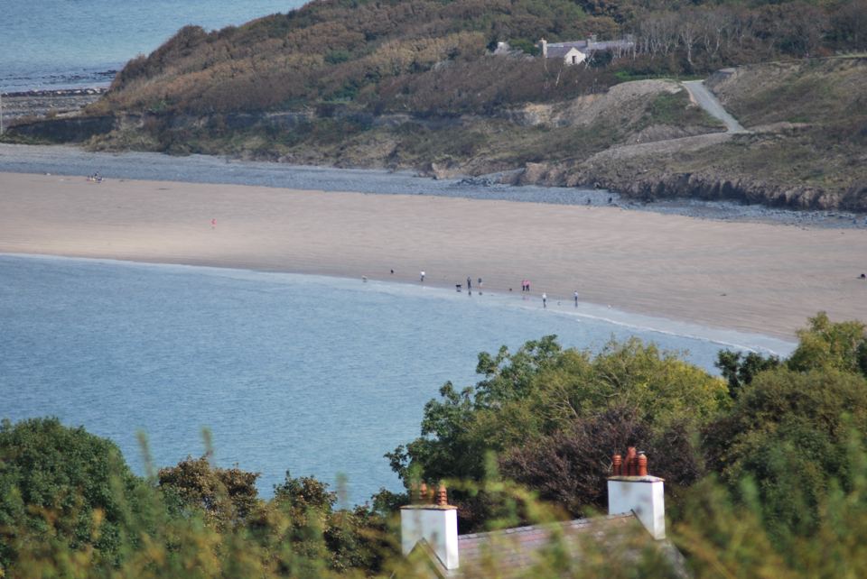 Beach at low tide
