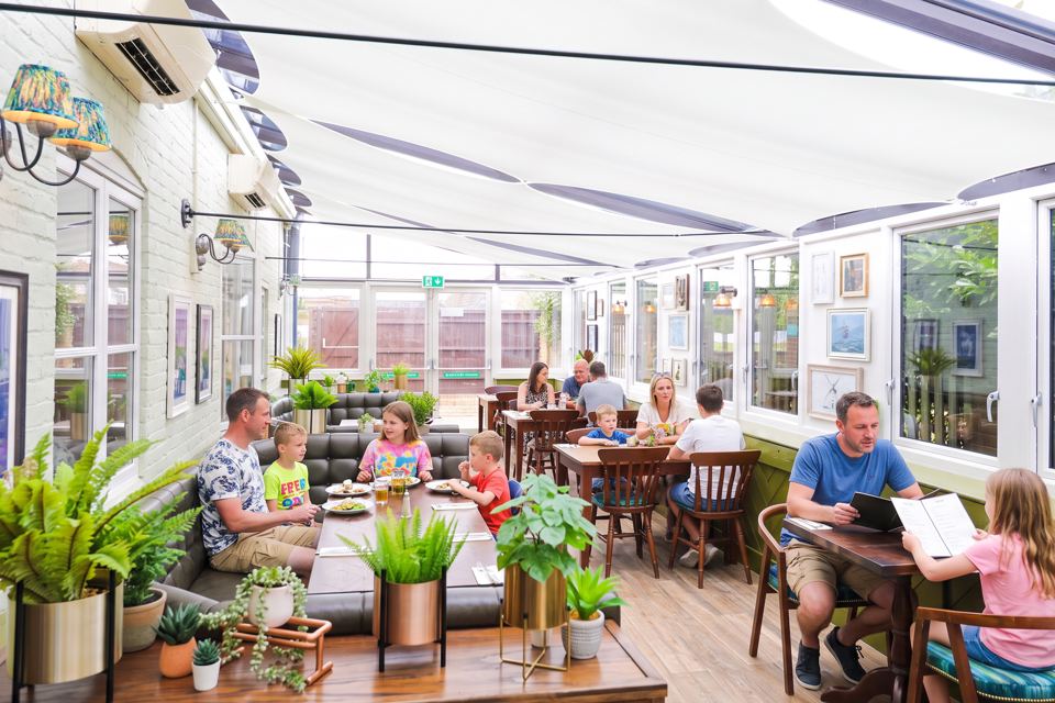 Conservatory dining area
