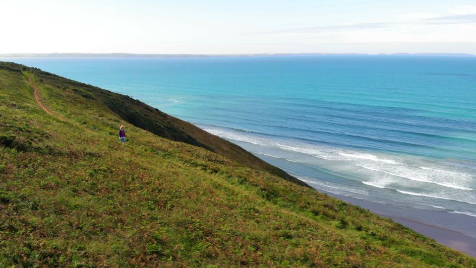 Coast path above Newgale beach