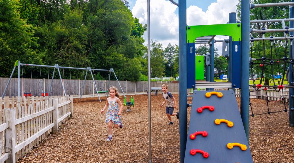 Climbing frames and swings