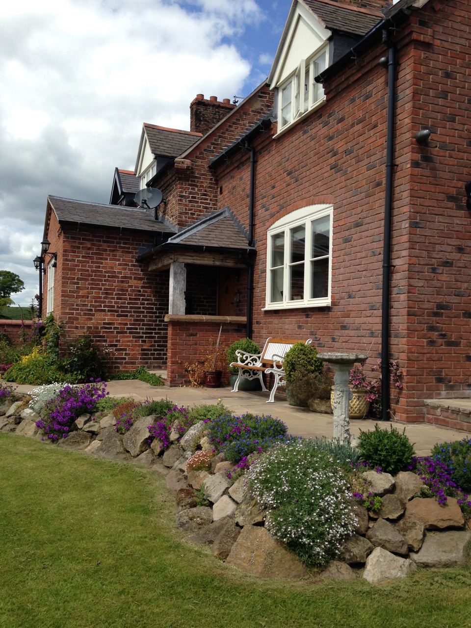 Farmhouse and garden