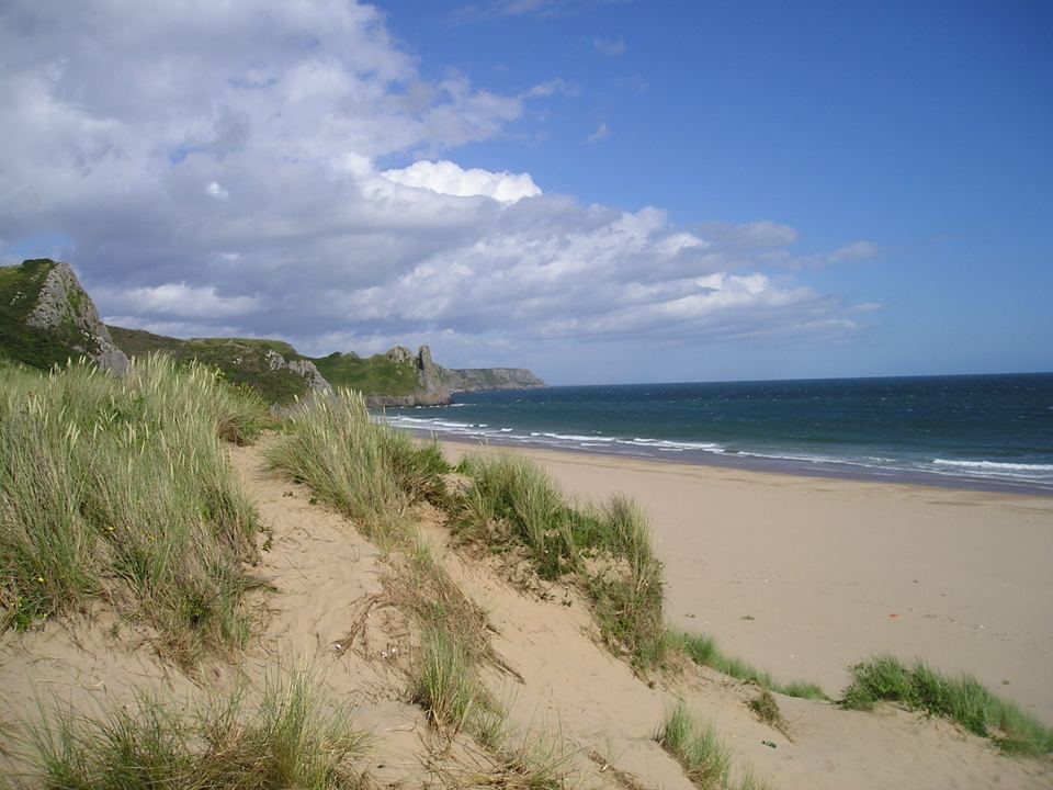 Dunes on the walk to the beach