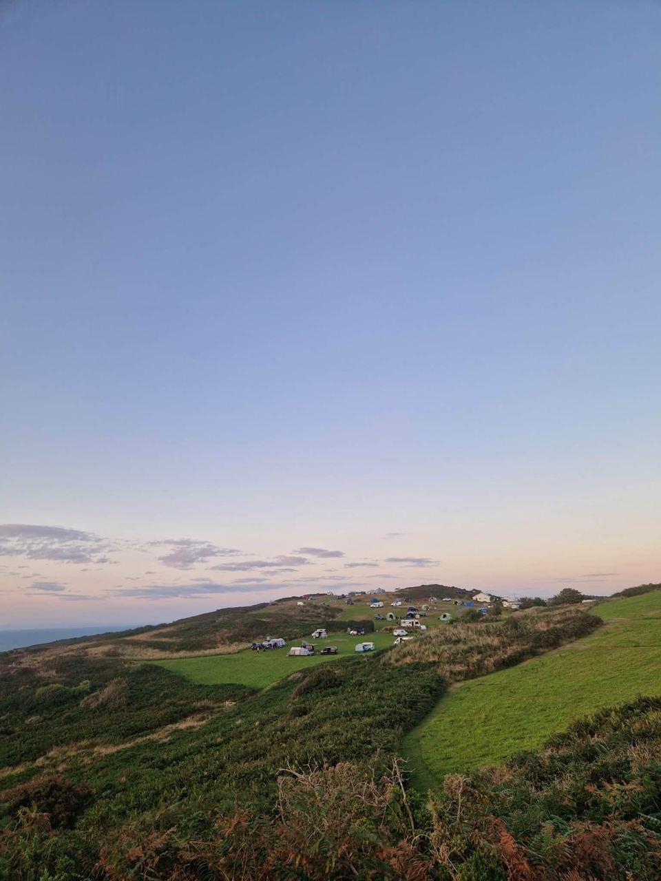 Hillside village view
