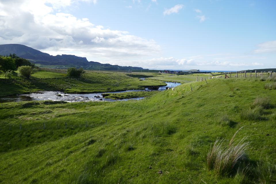 Stream and moorland