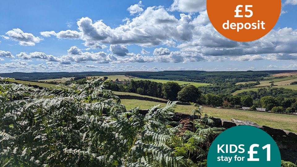 Moorland valley view