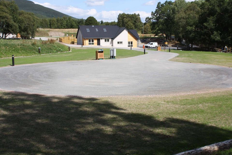 Hardstanding touring area