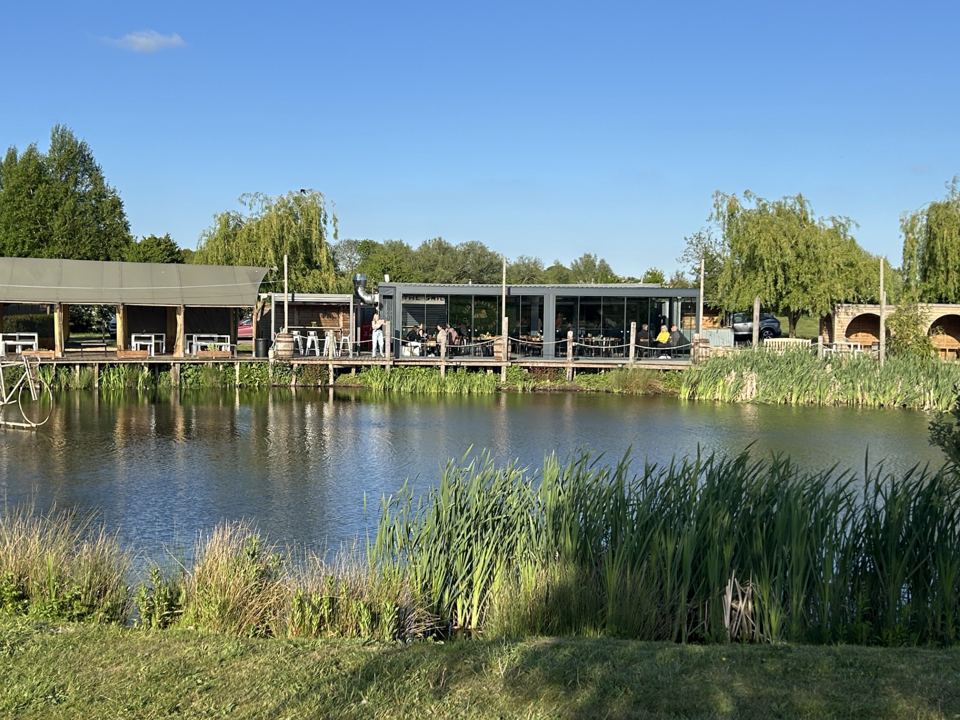 Cafe deck beside the lake