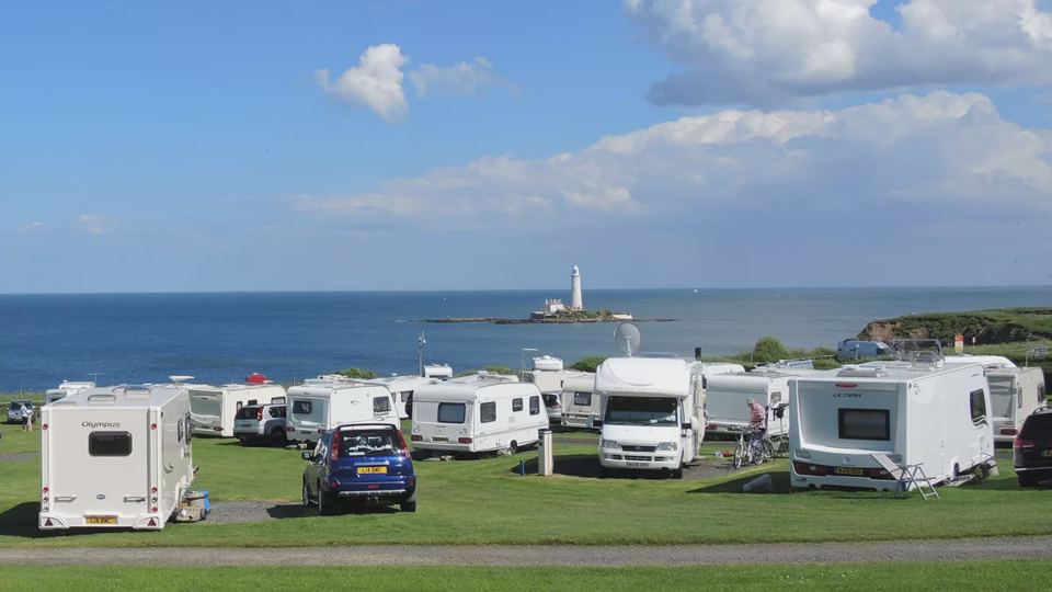 Clifftop pitches by the lighthouse