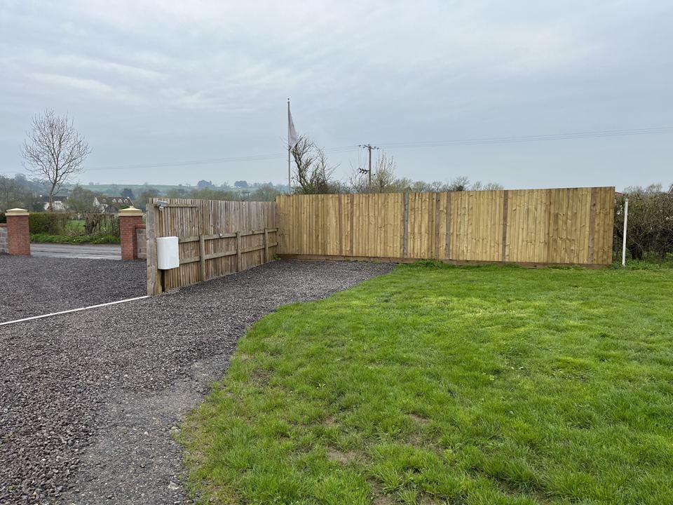 Pitch with fenced edge