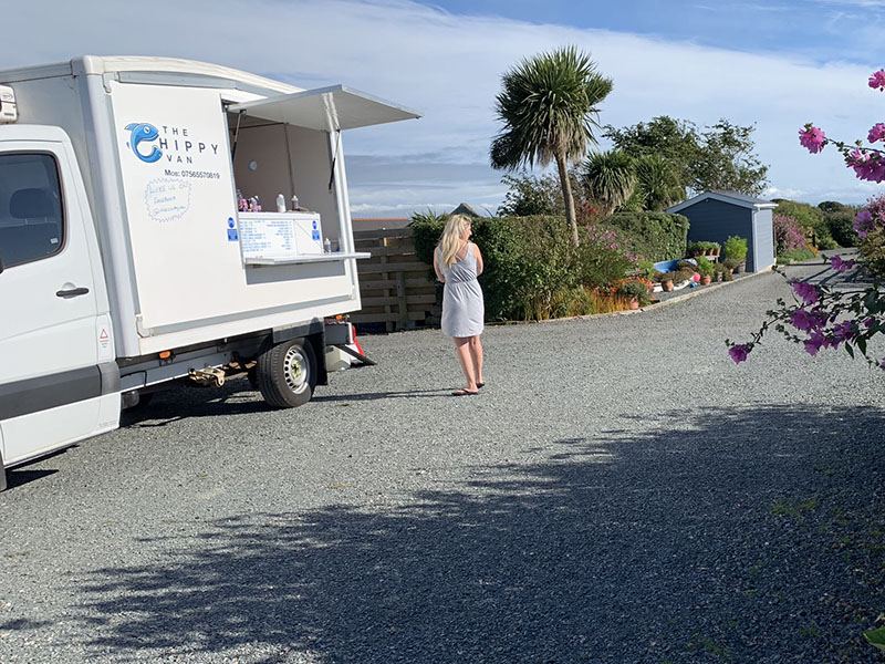 Street food van on site