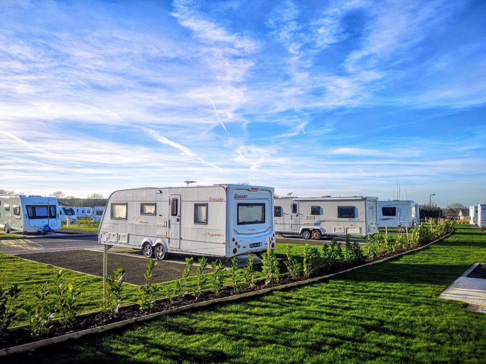 Tourers on the new pitches