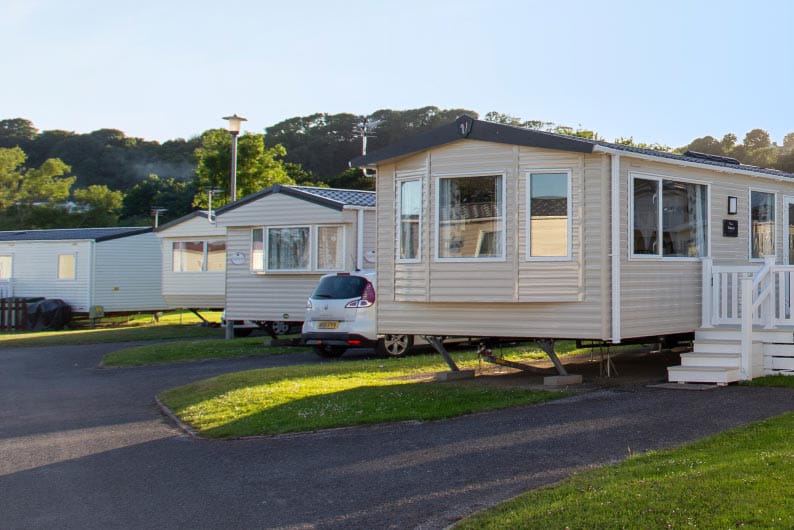 Caravans on the park