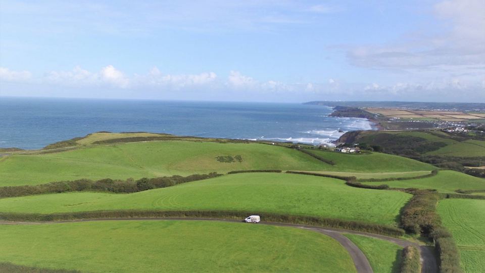 Sea view along the coast