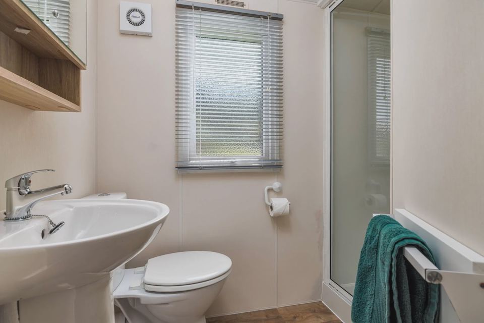 Caravan bathroom