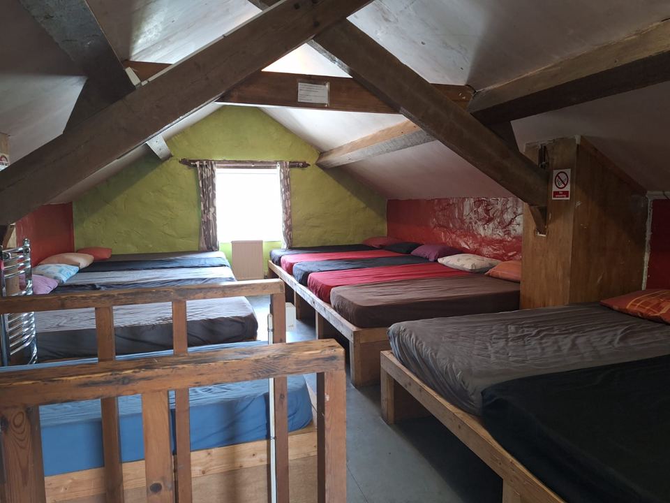 Beds under the beams