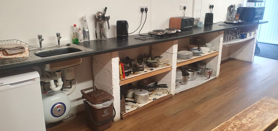 Bunkhouse kitchen
