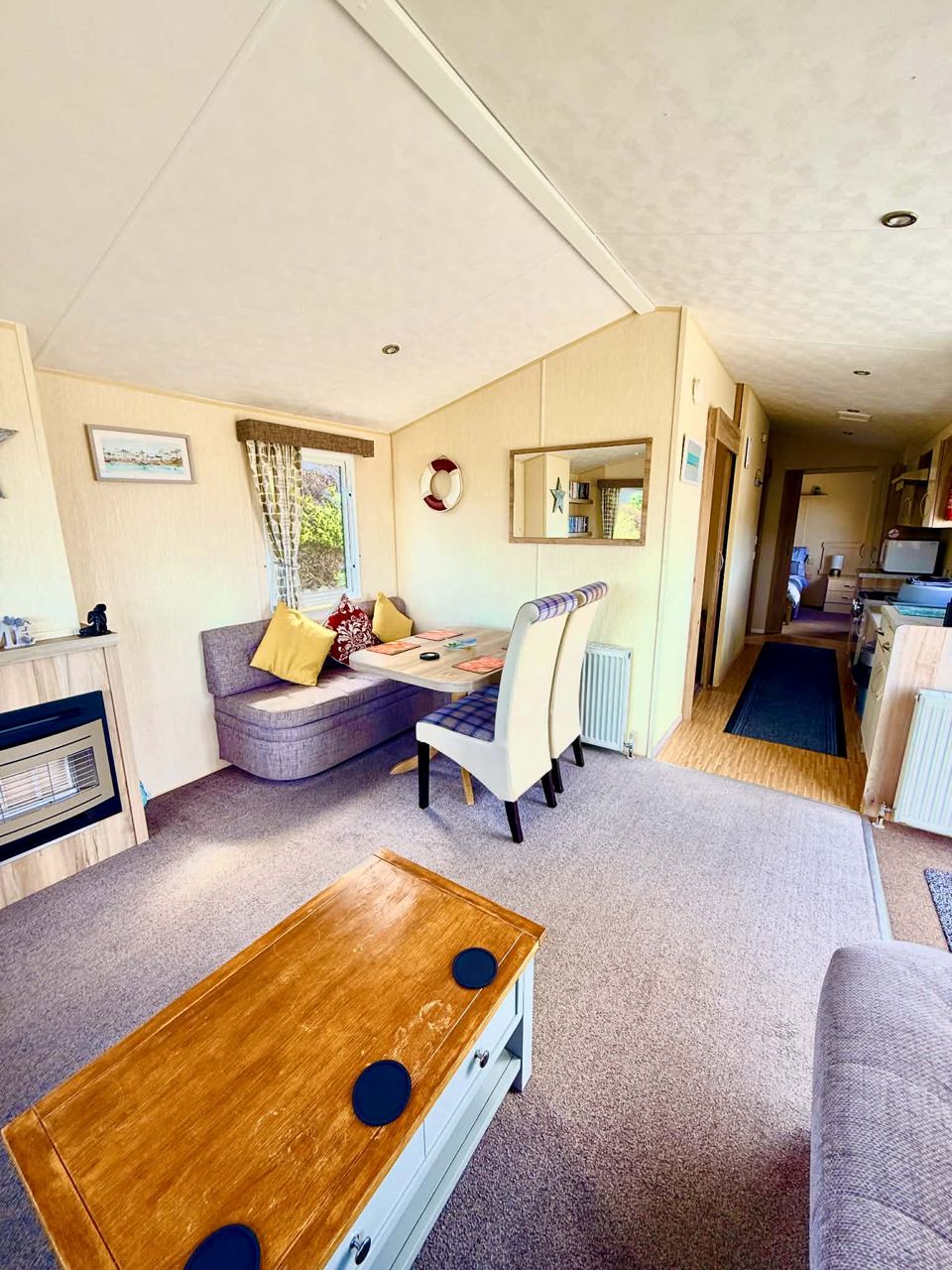 Lounge with dining area