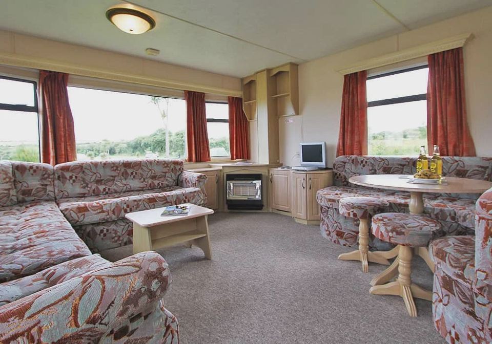 Lounge in the caravan