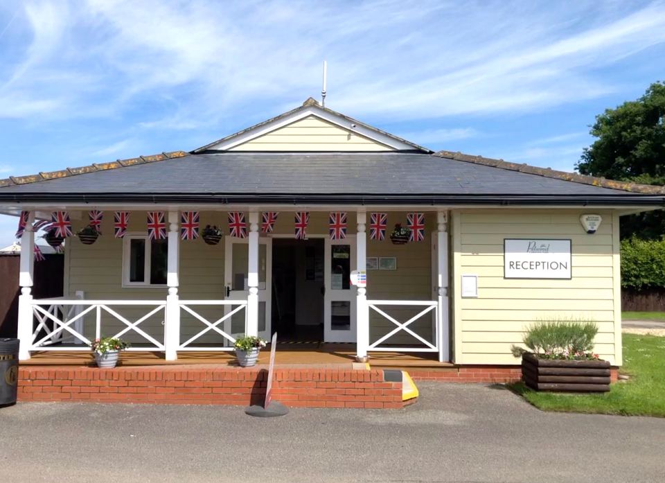 Reception building
