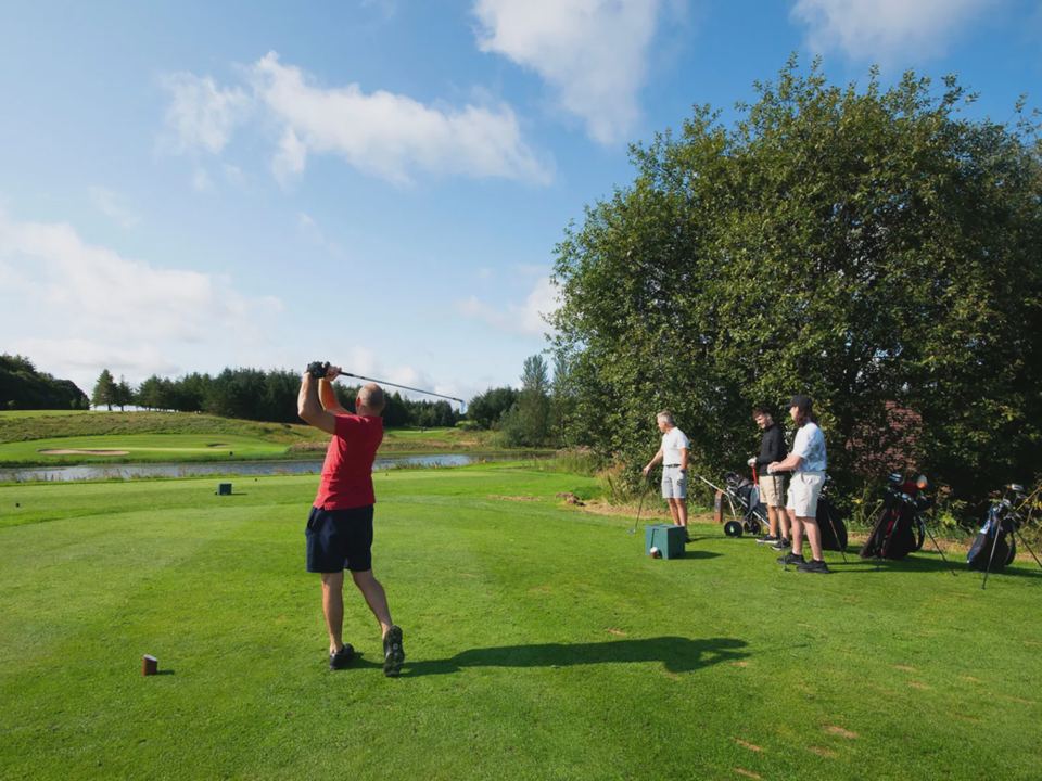 Golf on the course