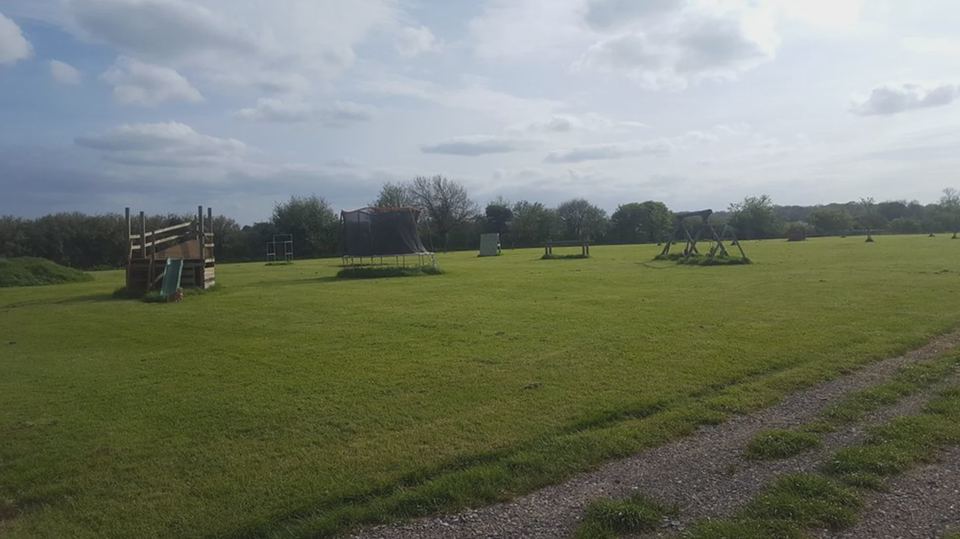 Camping field and play frame