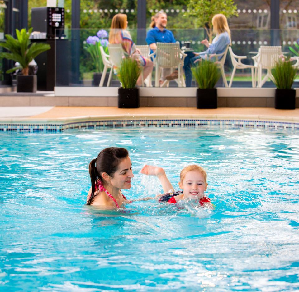 Heated indoor pool