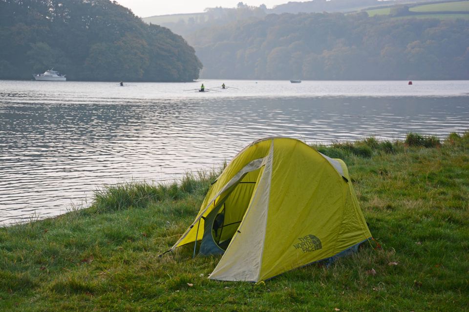 Tent by the river