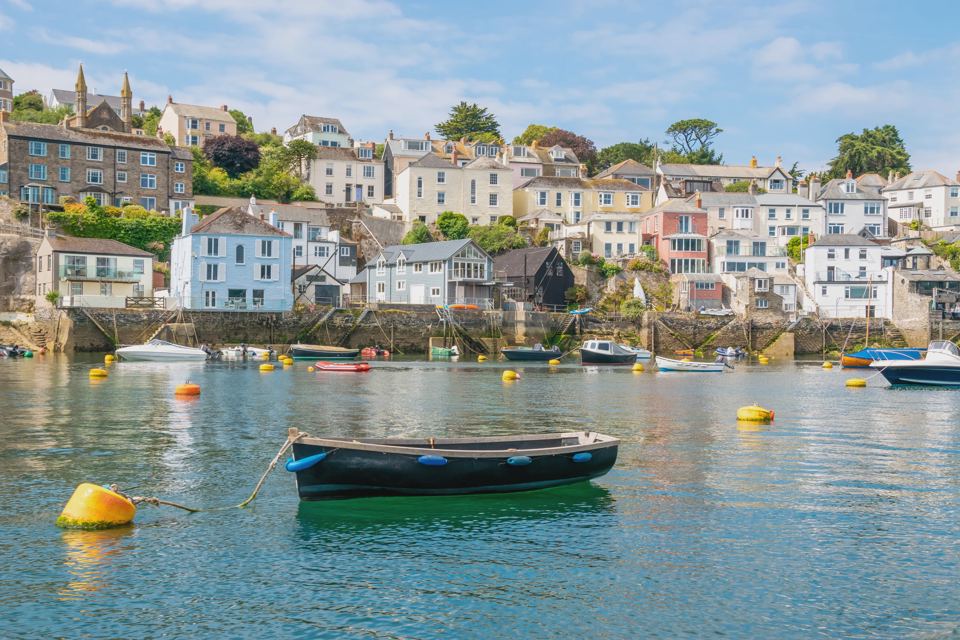 Harbour and moored boats