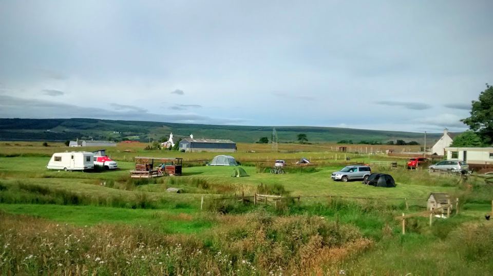 Pitches across the croft