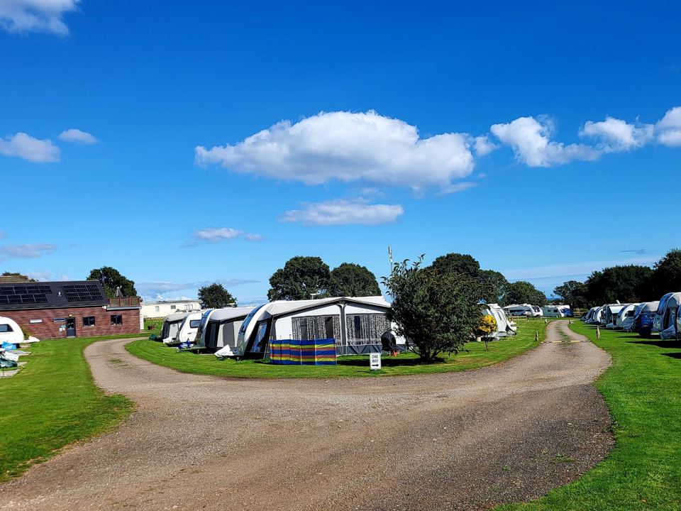 Touring pitches along the track