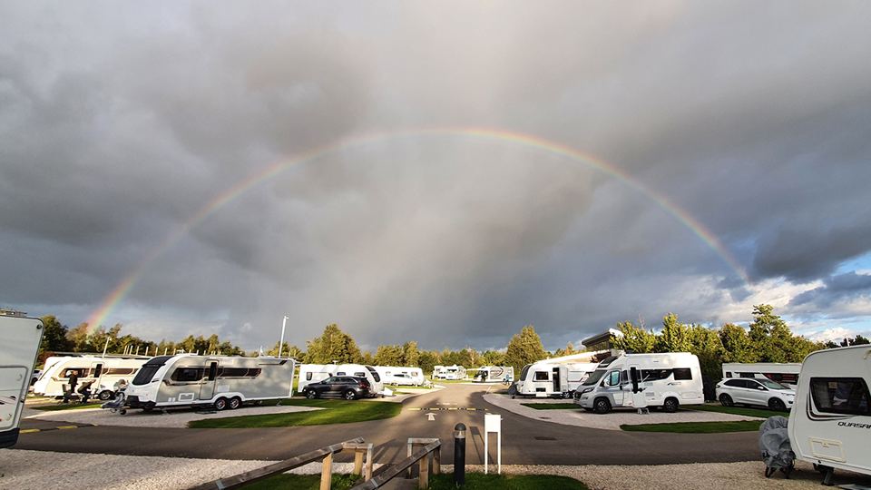 Pitches under a rainbow