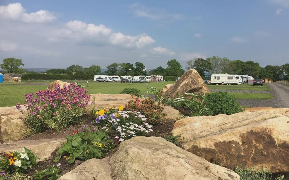 Touring pitches across the field