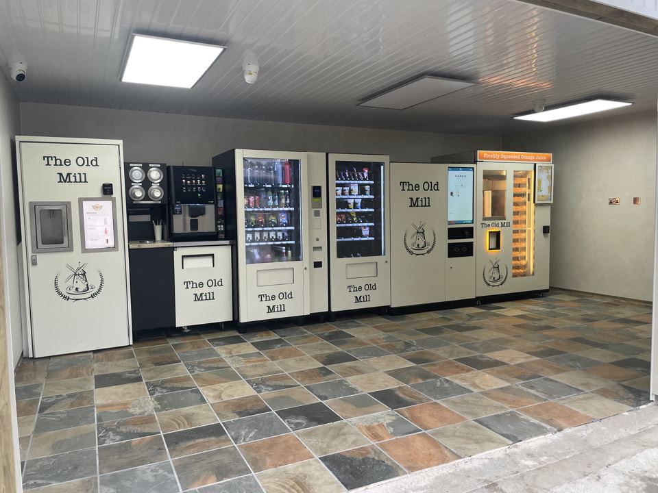 Vending machines in the Old Mill